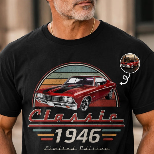 Custom Photo T-shirt, Hoodie - Personalized Father's Day Birthday Gifts For Dad, Grandpa, Family, Yourself - Garage Time Is Dad Time