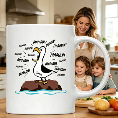 Seagull Mom Mom Mom - Personalized Mug - Funny Mother's Day Gift For Mom