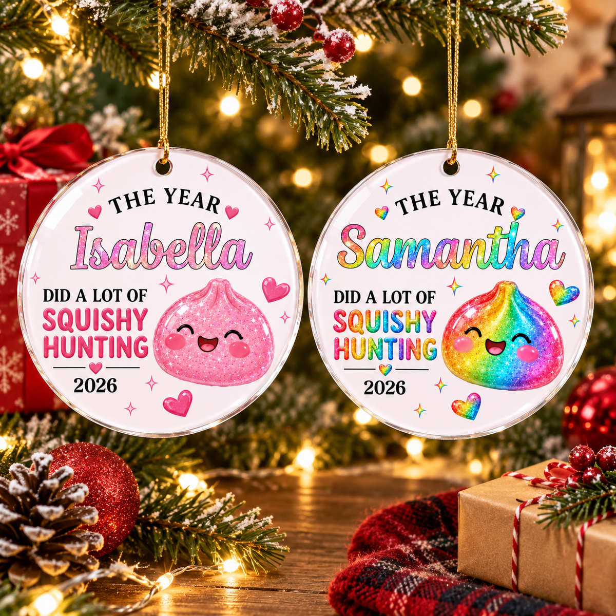2026 Trending Dumpling - Personalized Acrylic Ornament - Christmas Gift, Keepsake For Kids, Teenagers, Family