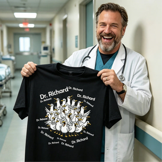 Funny Seagulls Calling Doctor - Personalized Shirt - Funny Gift For Doctor, Nurse Appreciation Gift