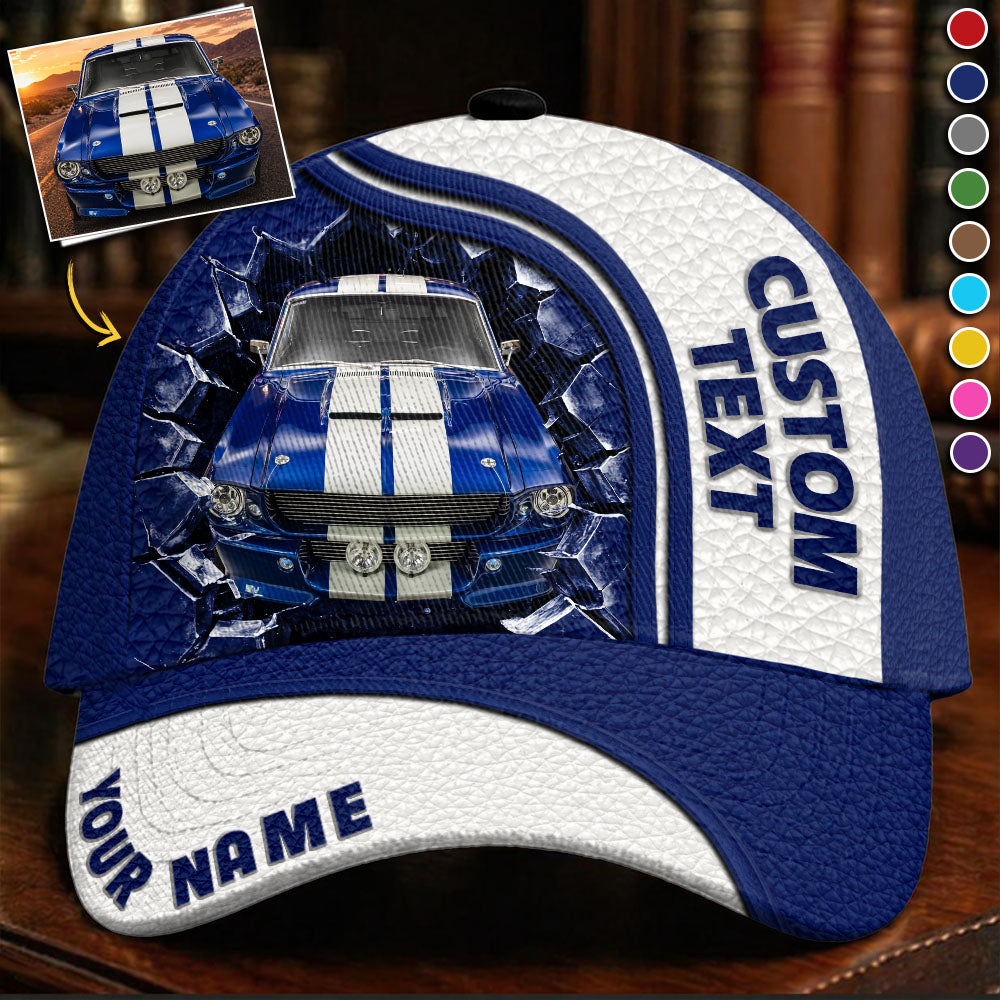 Personalized Car Photo Cap - Gift For Car Lovers A2110