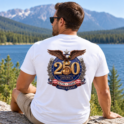 Patriotic Freedom Custom Name - Personalized Shirt - United States 250th Anniversary USA Patriotic