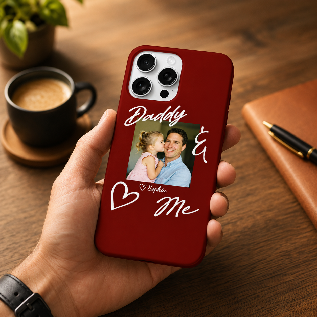 Daddy I Love You - Personalized Custom Photo Phone Case - Father's Day, Gift For Dad, Grandpa, Husband