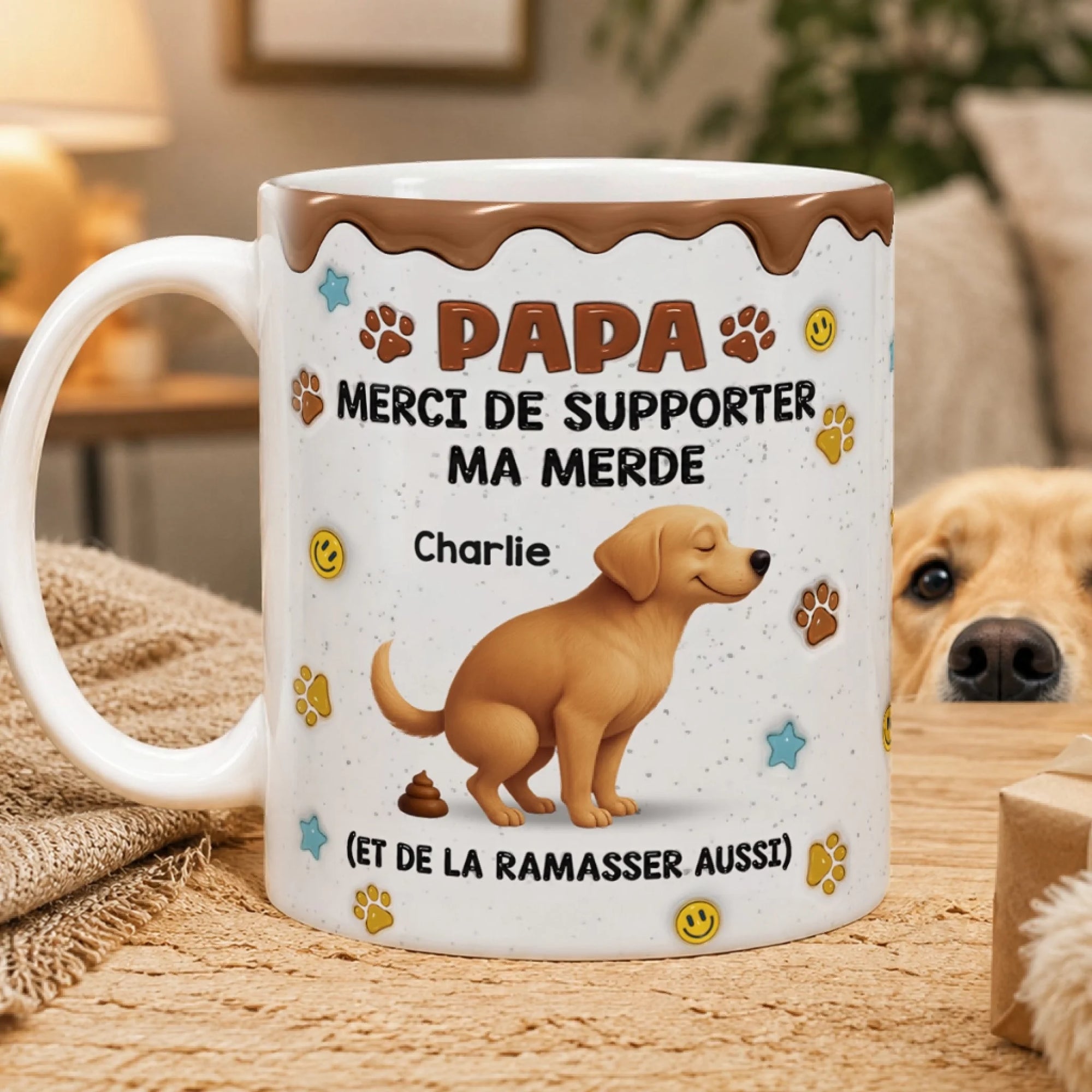 3D Puff Printed Custom Mug – Gift for Animal Lovers – It’s Us