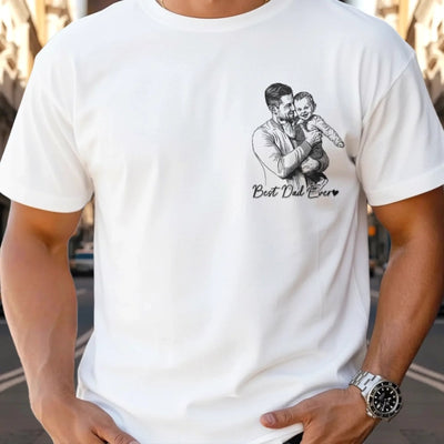 Custom Photo Unisex T-shirt, Hoodie, Sweatshirt - Personalized Father's Day Birthday Gifts For Dad, Grandpa - Dad, You’re One Of A Kind