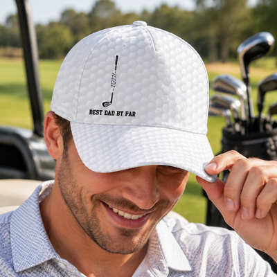 Father's Day Gifts, Best Dad By Par, Best Grandpa By Par - Personalized Cap