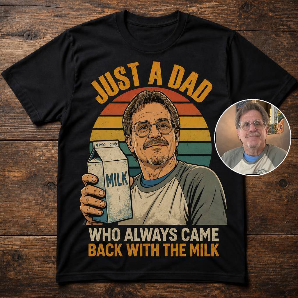 Dad Milk| Custom T-shirt