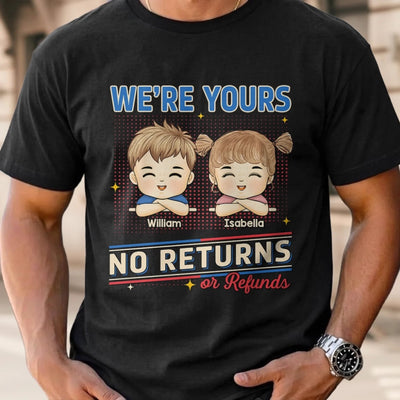 Custom Unisex T-shirt, Premium T-shirt, Hoodie – Personalized Father's Day Birthday Gifts For Dad, Grandpa – No Returns Or Refunds