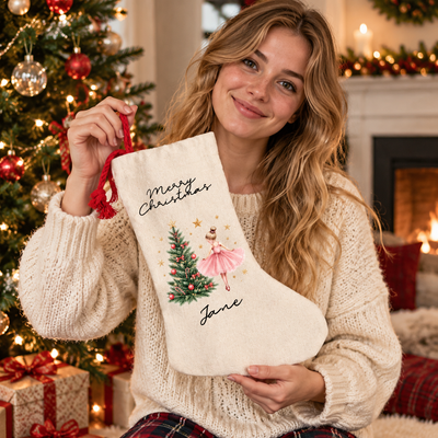 Personalized Christmas Special Delivery Stocking, First Christmas Stocking, Xmas Gift for Baby, Kids and Family