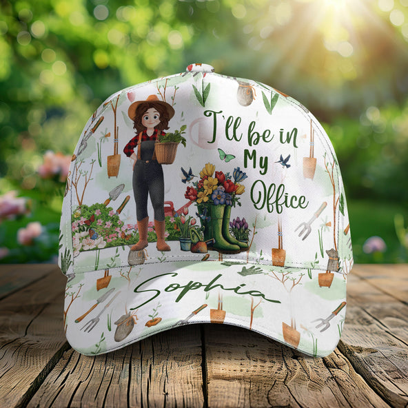 I'll Be In My Office Cartoon Version - Personalized Classic Cap