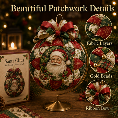 Christmas Classics Patchwork Ornament DIY Kit