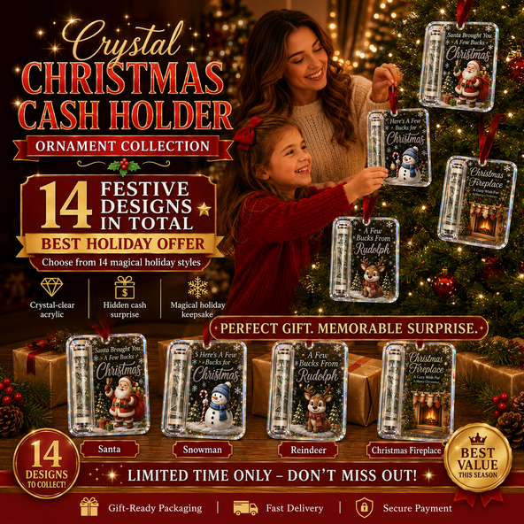 Christmas Cash Gift Ornament - Make Cash Feel Like A Real Christmas Gift