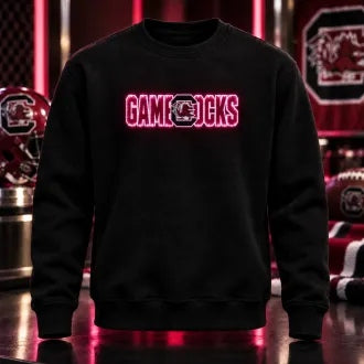 NCAA American Football LED Glow Sweatshirt – College Team Logo Design, Game Day Gift for Football Fans