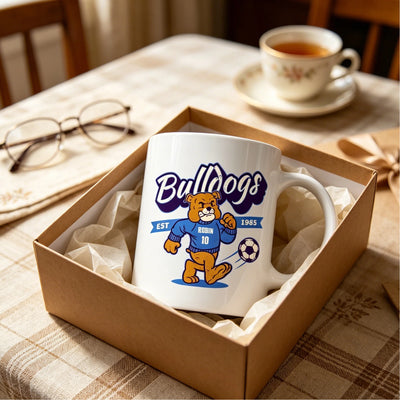 Bulldogs Soccer Personalized Mug - Funny Father’s Day Gift for Dad or Husband