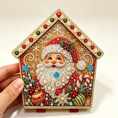 DIY Pearl Art Kit – 3D Handmade Christmas House Decoration, Holiday Craft Gift for Family & Friends
