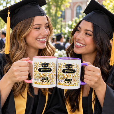 3D Effect Class Of Graduation - Personalized Mug - Graduation Gift, Keepsake For Daughter, Granddaughter