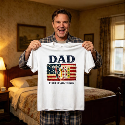 Fixer Of All Things Personalized Dad Shirt Father's Day Gift For Dad, Husband