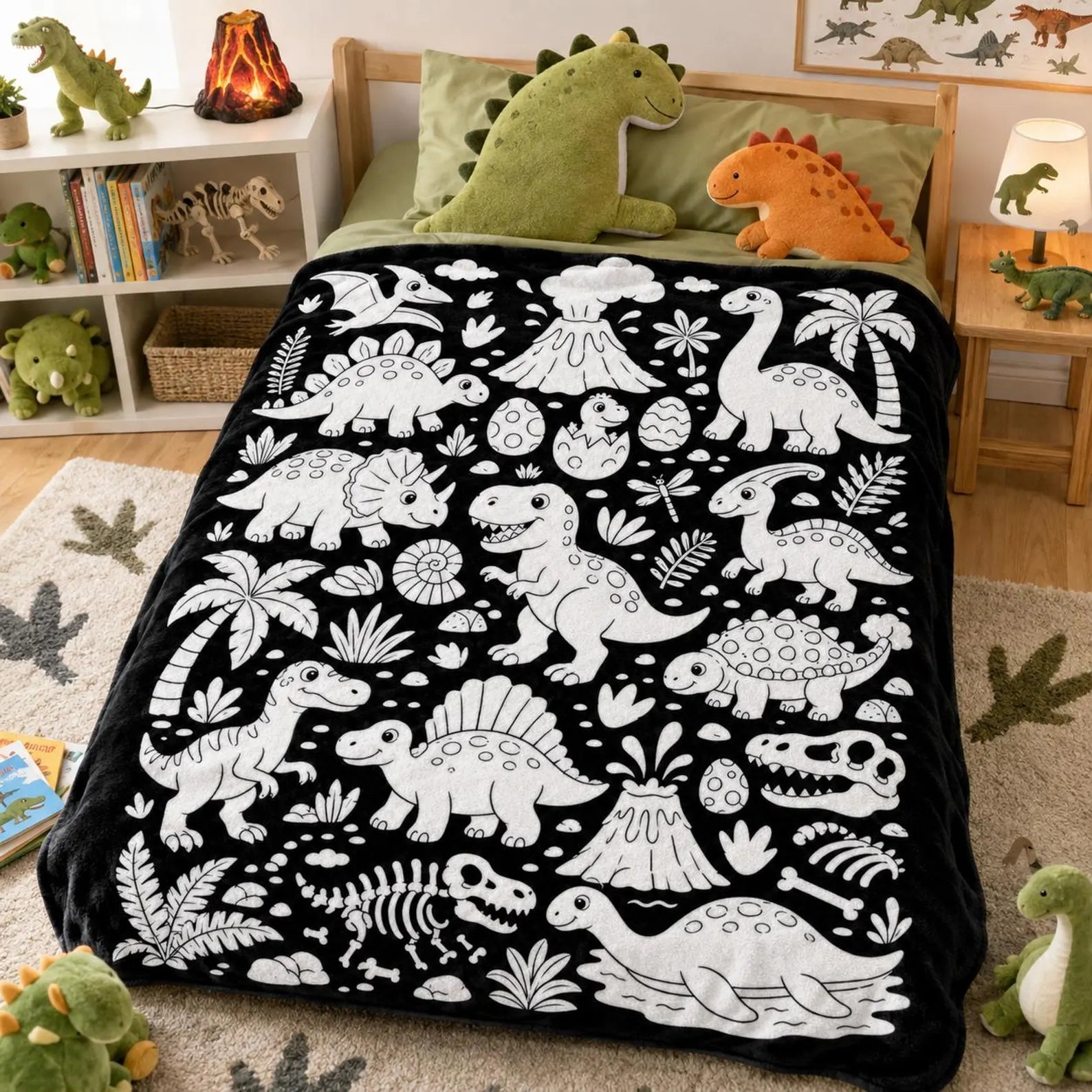 DIY Drawing Blanket with 24 Colors Markers, Doodle Your Own Blankets, Customizable Washable Paint & Play Blankets for Adults