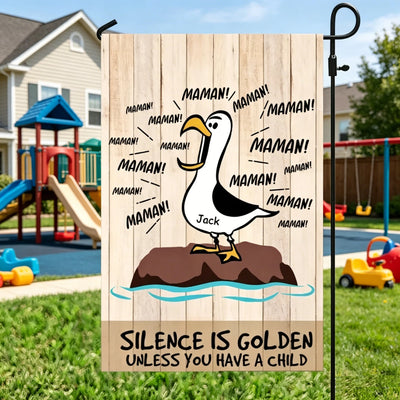 Seagull Mom Mom Mom - Personalized Garden Flag Funny Mother's Day Gift For Mom