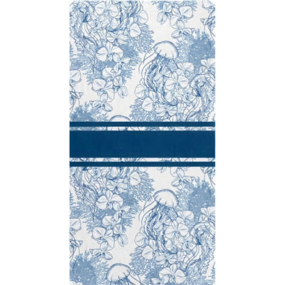 Toile De Jouy Ocean Art - Personalized Quick-Dry Beach Towel