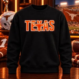 NCAA American Football LED Glow Sweatshirt – College Team Logo Design, Game Day Gift for Football Fans