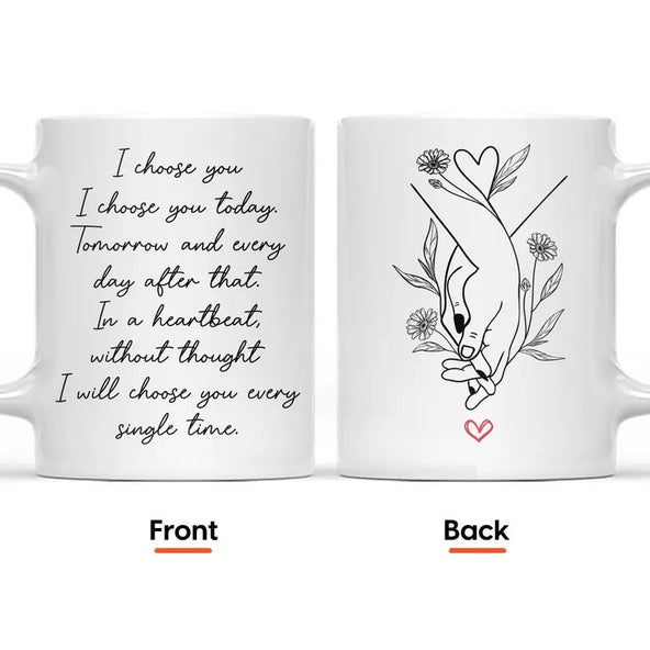I Choose You - Personalized Mug