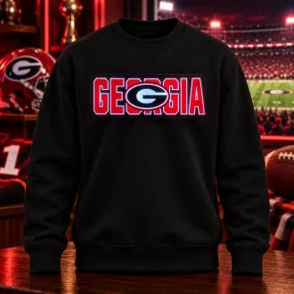 NCAA American Football LED Glow Sweatshirt – College Team Logo Design, Game Day Gift for Football Fans