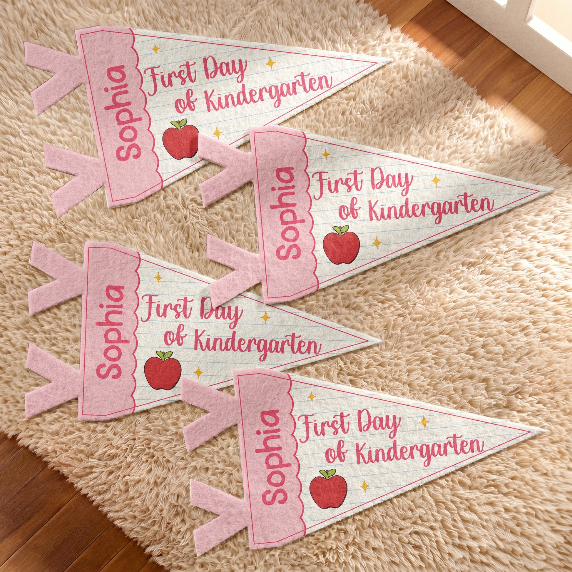 First Day Of School - Personalized Pennant