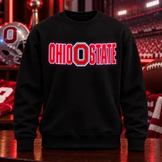 NCAA American Football LED Glow Sweatshirt – College Team Logo Design, Game Day Gift for Football Fans