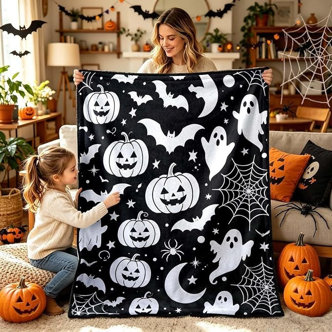 DIY Drawing Blanket with 24 Colors Markers, Doodle Your Own Blankets, Customizable Washable Paint & Play Blankets for Adults