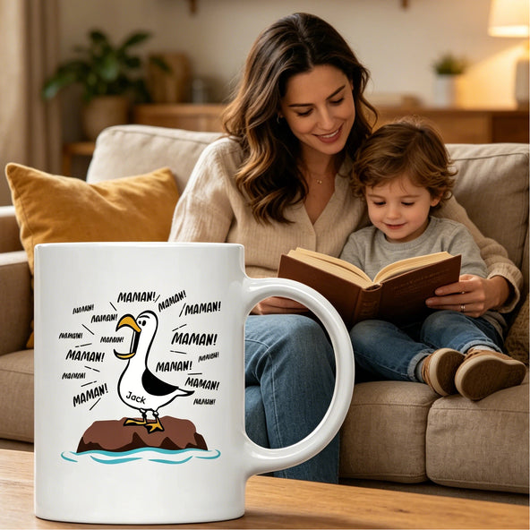 Seagull Mom Mom Mom - Personalized Mug - Funny Mother's Day Gift For Mom