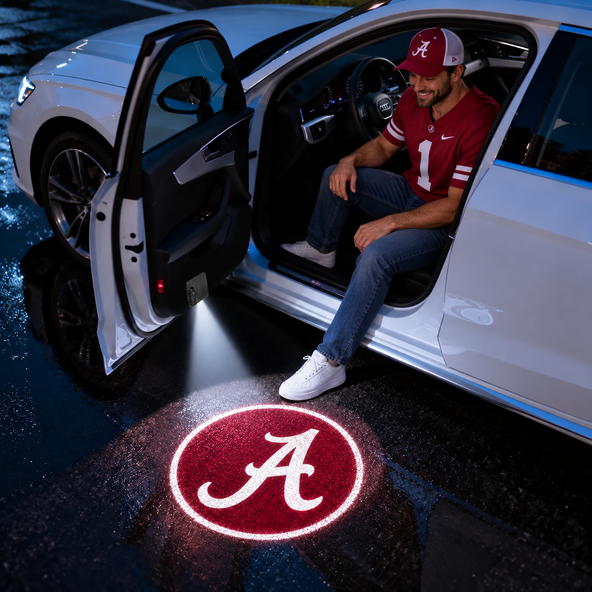 American College Football Team Logo Car Door Projector Lights