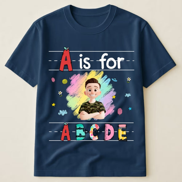 Custom Kids Name Back To School - Personalized Shirt