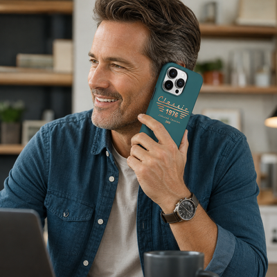 Just A Little Iconic 1976 - Personalized Custom Phone Case - Father's Day, Gift For Dad, Grandpa