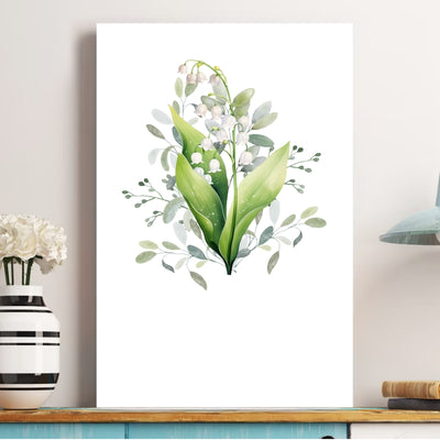 Family Birth Flower Bouquet Flowers Gift For Mom, Grandma, Family - Personalized Poster