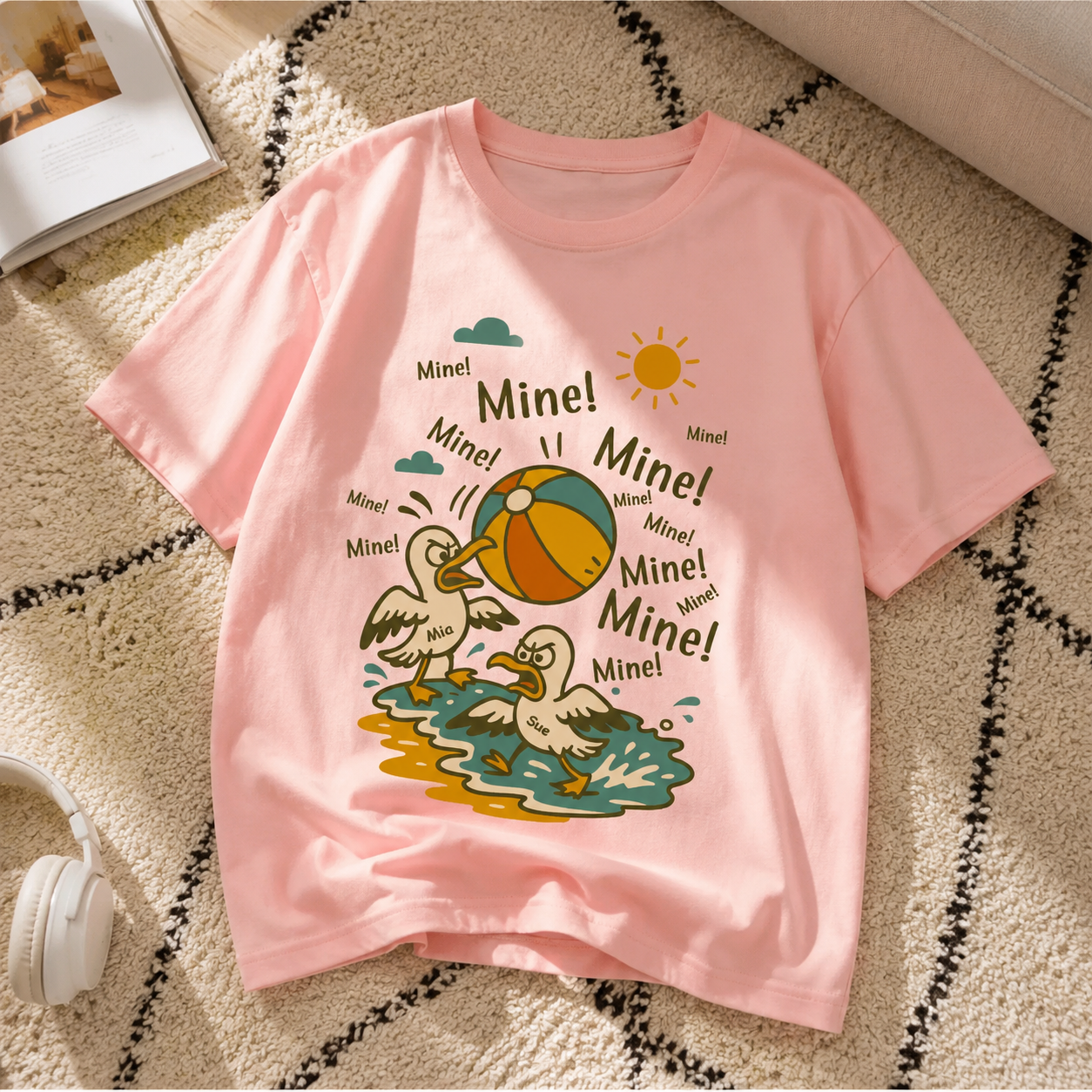 Funny Seagulls Personalized Shirt- Father's Day Gift For Dad, Husband