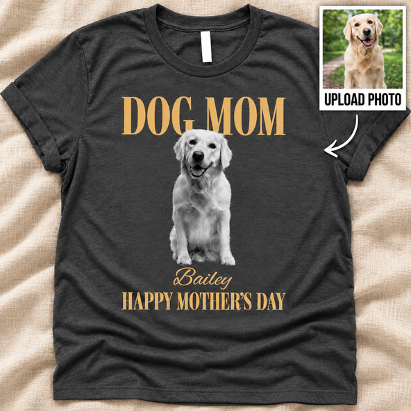 Trending Vintage Dog Mom - Personalized Shirt - Mother's Day Gift For Dog Mom