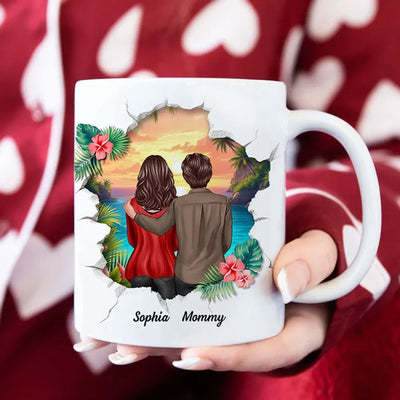 The Only Thing Better than Being Your Mother is Watching You Be a Mom, 3D Effect Personalized Mug, Gift for Mom