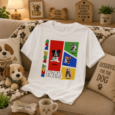 Best Dog Dad Ever - Personalized Shirt - Custom Father's Day Gift For Dog Lover, Dog Dad