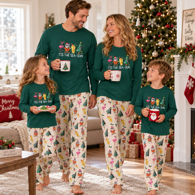 Matching Family Christmas Pajama Set – Holiday Family Outfit, Christmas Morning Gift for Family