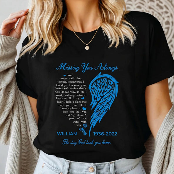 Missing You Always - Personalized Memorial T-Shirt