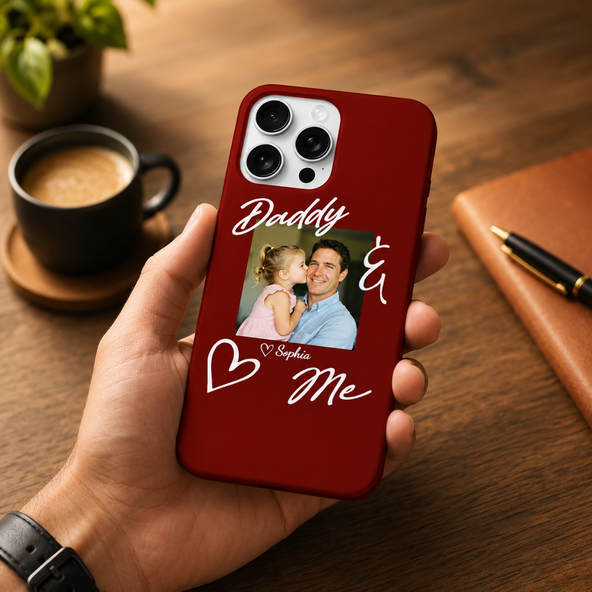 Daddy I Love You - Personalized Custom Photo Phone Case - Father's Day, Gift For Dad, Grandpa, Husband