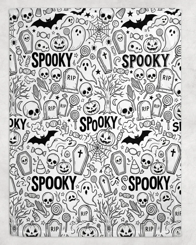 DIY Drawing Blanket with 24 Colors Markers, Doodle Your Own Blankets, Customizable Washable Paint & Play Blankets for Adults