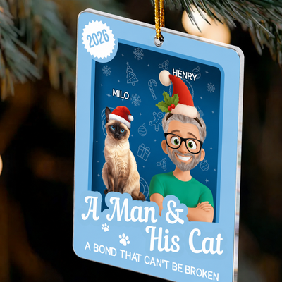 A Girl & Her Cats Has Unbreakable Bond Toy Box - Personalized Acrylic Ornament