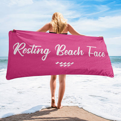 Funny & Naughty For Friends, Family For Vacation - Personalized Beach Towel