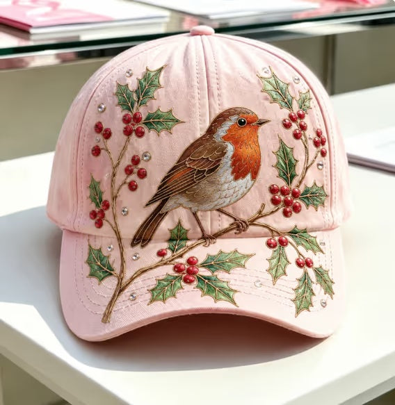 Floral 3D Embroidery Baseball Cap, Garden Morning Cap Gift For Women & Garden Lovers
