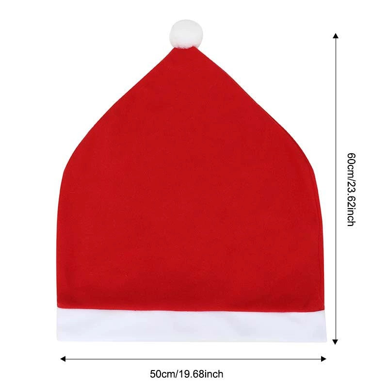 Christmas Chair Back Cover – Assorted Festive Character Designs, Holiday Dining Decor Gift for Family