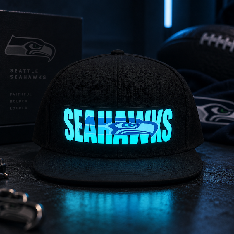 American Football 32 Team Fan LED Light-Up Snapback Cap 2026