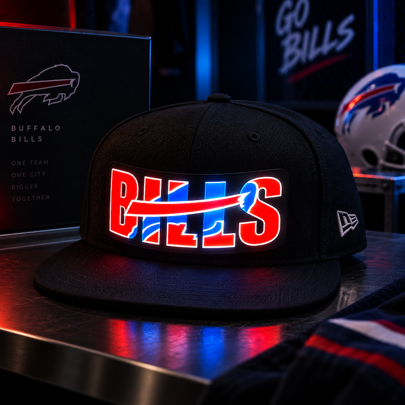 American Football 32 Team Fan LED Light-Up Snapback Cap 2026