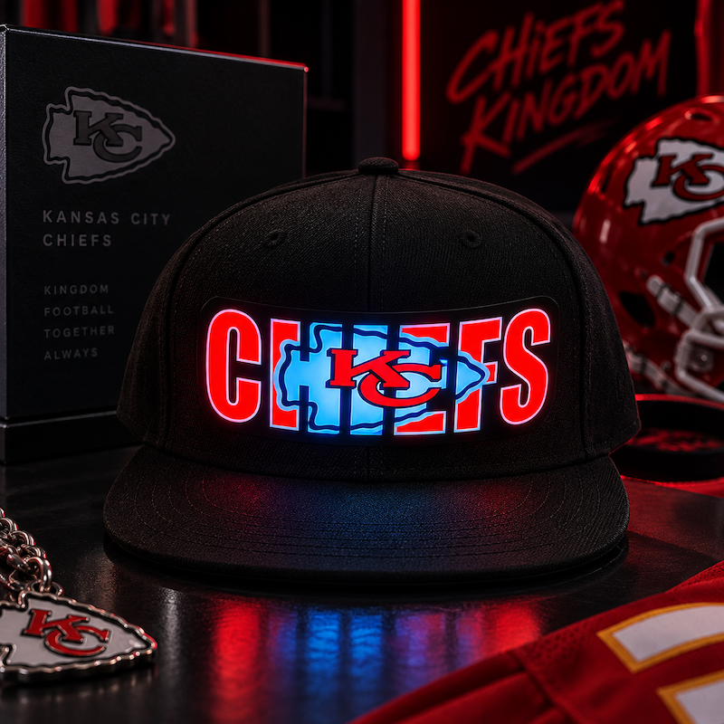 American Football 32 Team Fan LED Light-Up Snapback Cap 2026